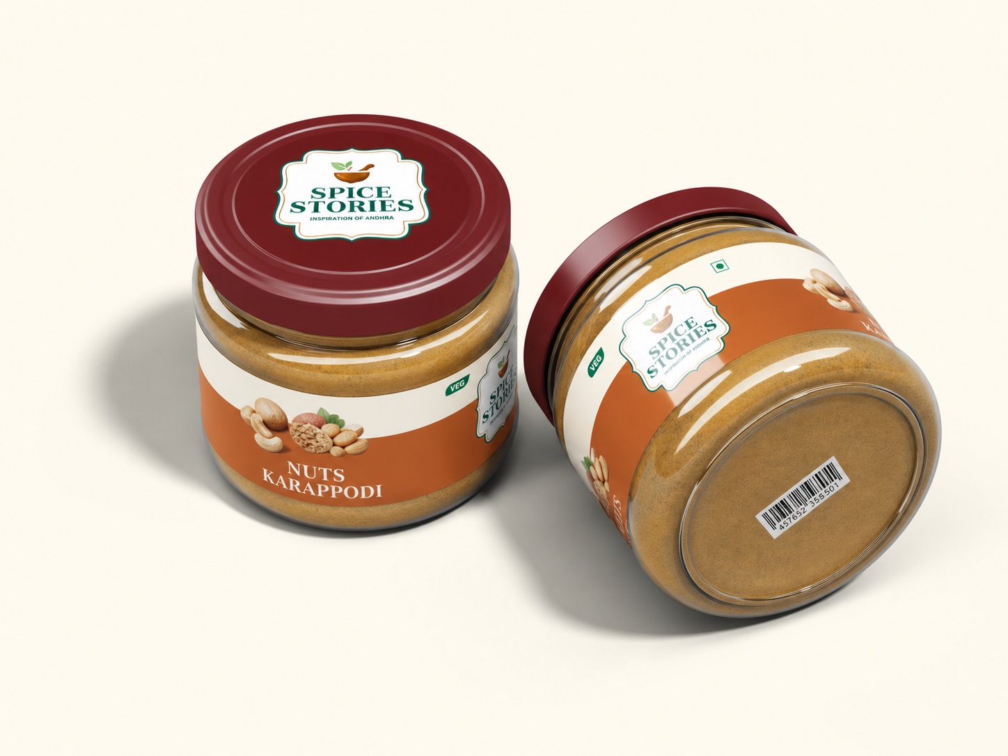 Nuts Karappodi packaged jar